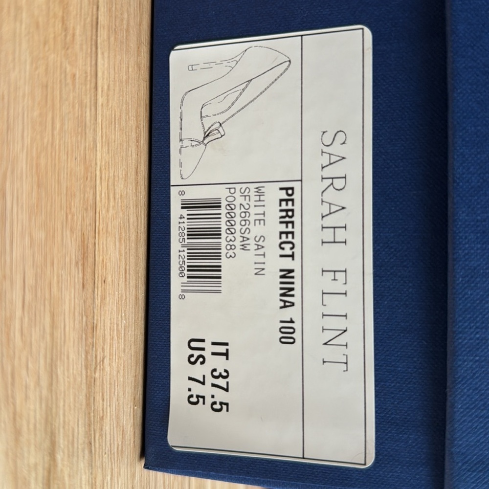 Sarah Flint Perfect Nina 100 (White Satin) - Picture 8 of 8